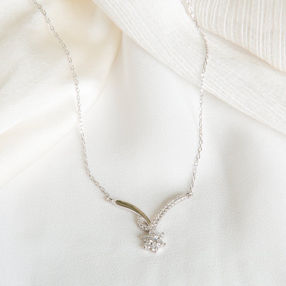 s925 Silver Custom Made Necklace With Diamond And Including s925 Chain