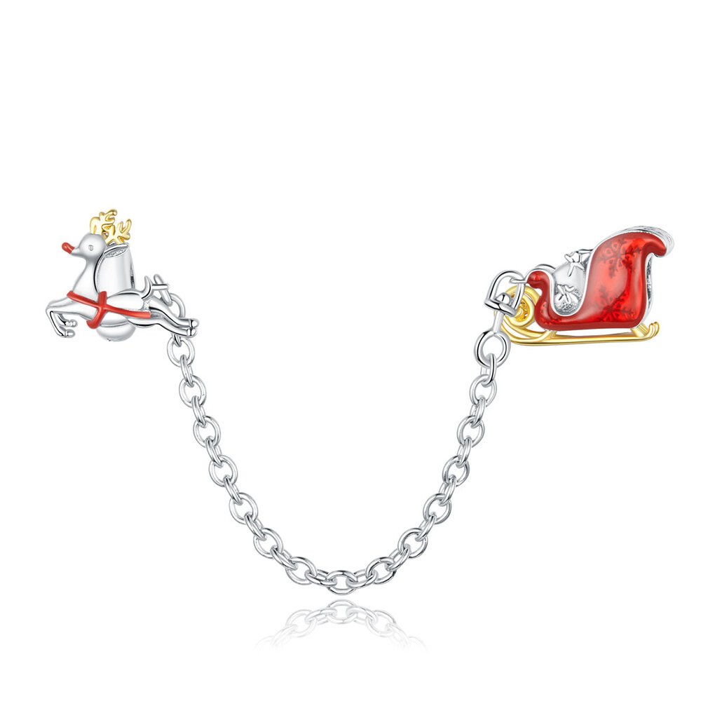 Christmas Series Reindeer And Sleigh Charm